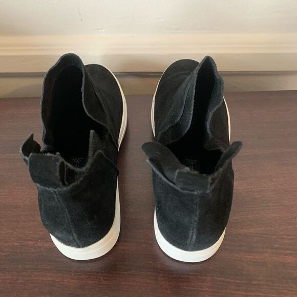 Steven Barker high top suede high top sneakers size 6,5 in black new in box - Picture 10 of 13